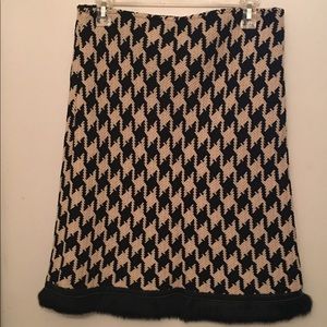 🖤Cynthia Steffe Houndstooth skirt🖤